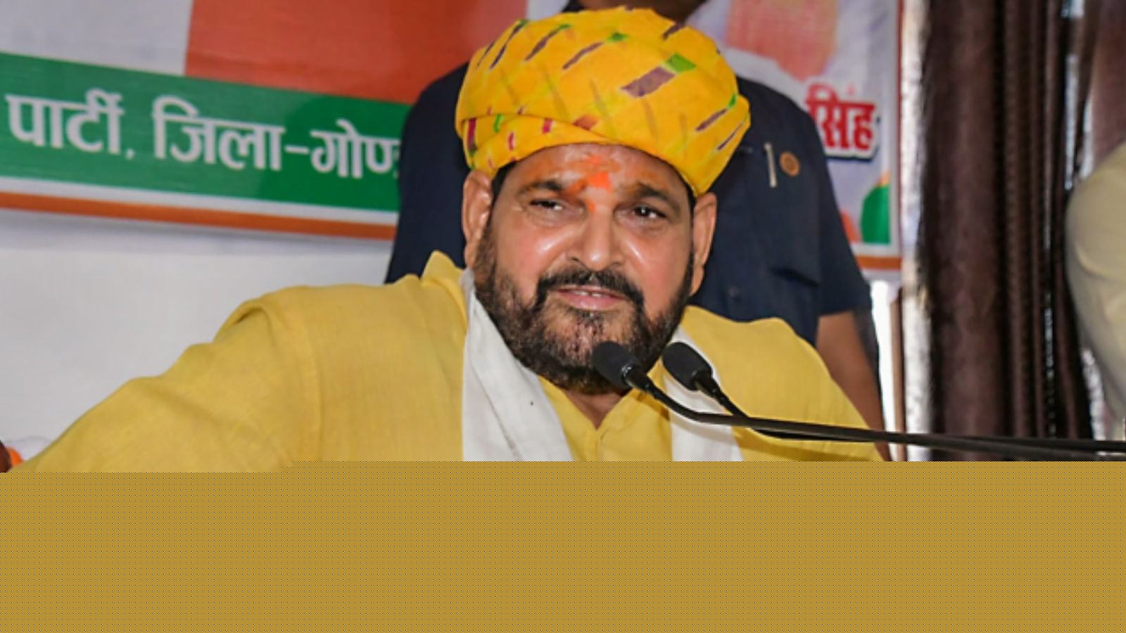 The impunity of being Brij Bhushan Singh