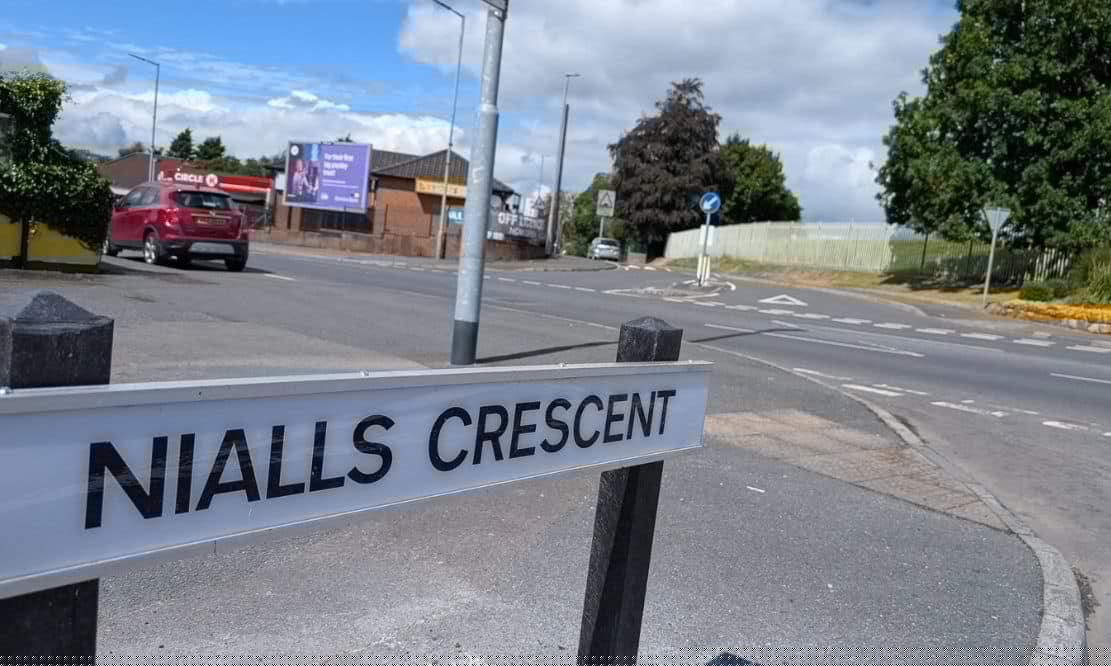Armagh street ‘with no name’ finally gets sign after more than 70 years waiting
