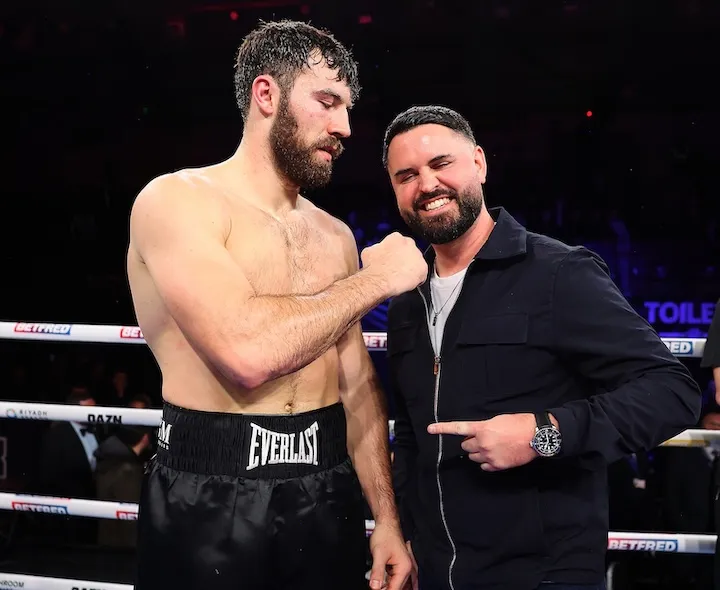John Hedges paired with Pat Brown for British and Commonwealth cruiserweight belts
