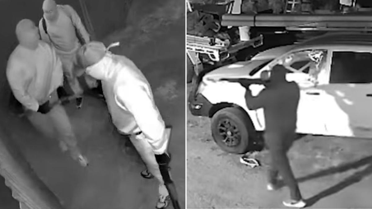 Multiple shootings and firebombings across Townsville linked as CCTV released