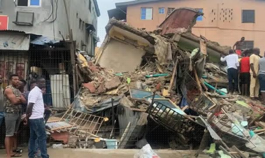 Two-storey building collapses in Sokoto