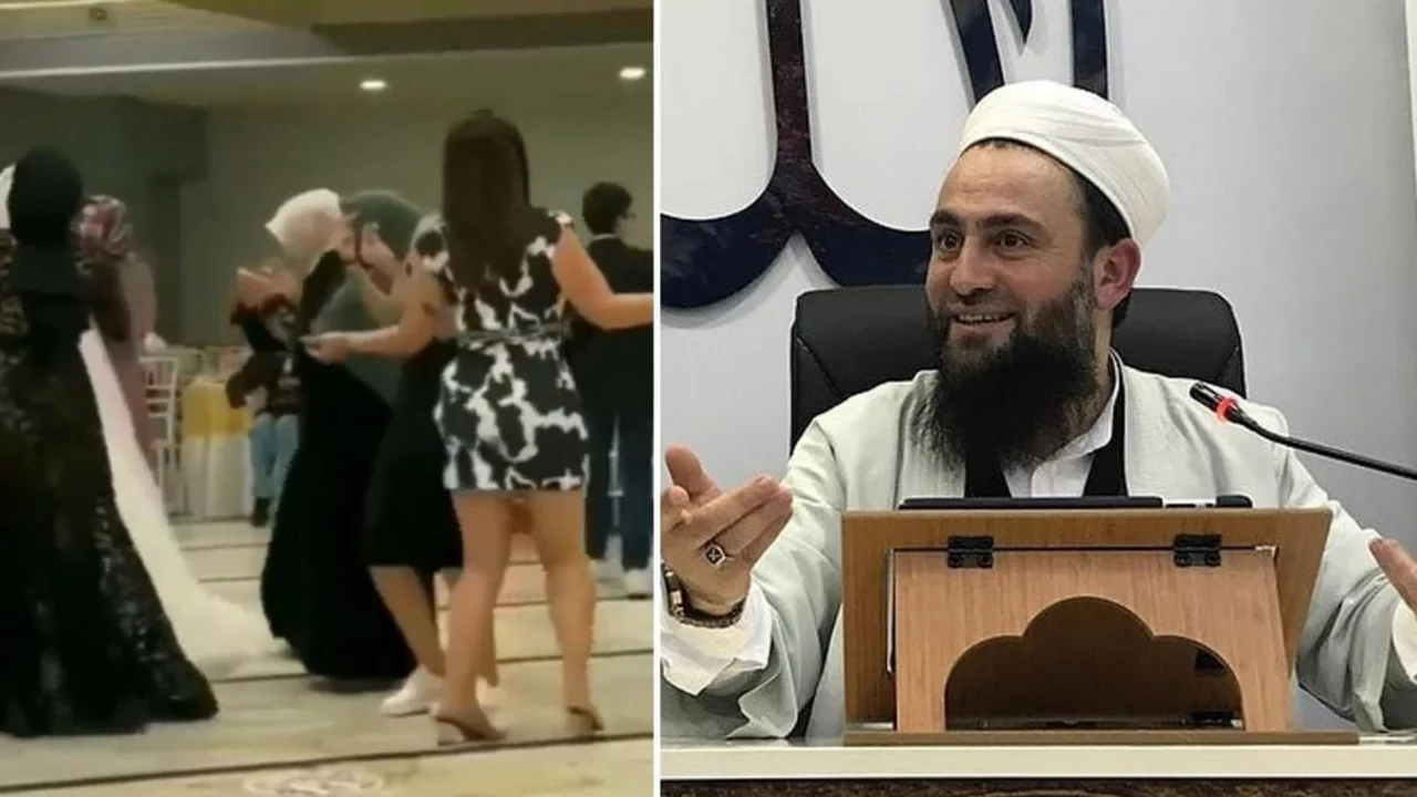 Hocadan kadınların düğünde oynamasına sert tepki!