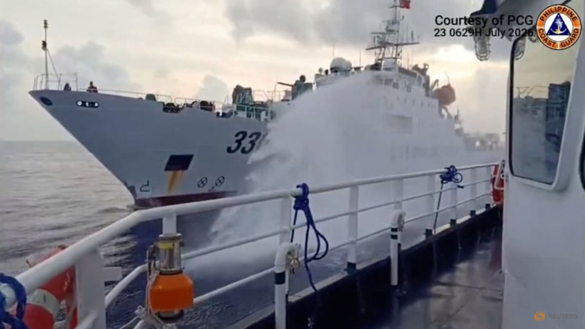 Philippines accuses China of using water cannon on its vessels for a second day