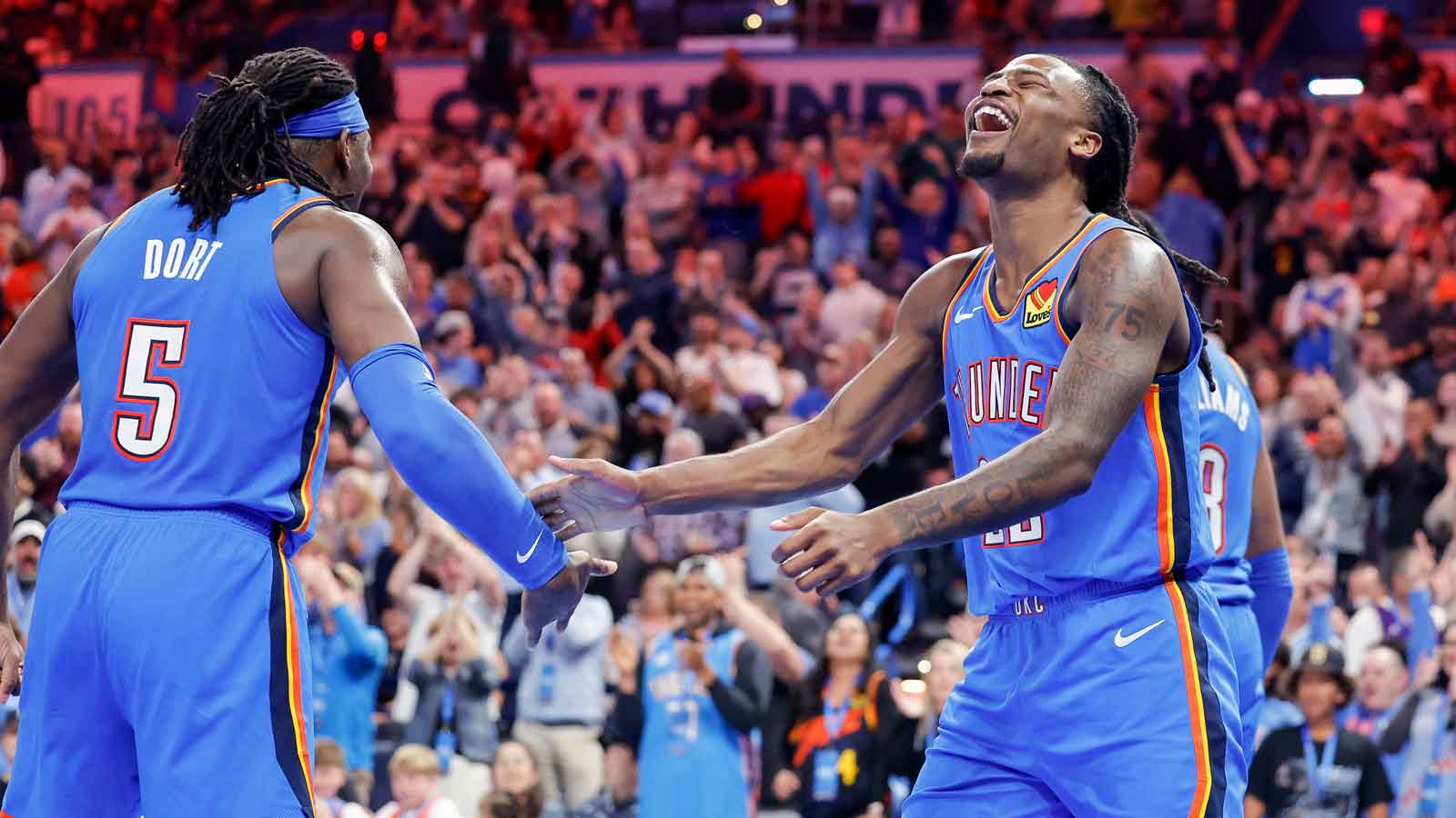 Thunder’s Cason Wallace leaves no doubt about thoughts on Lu Dort