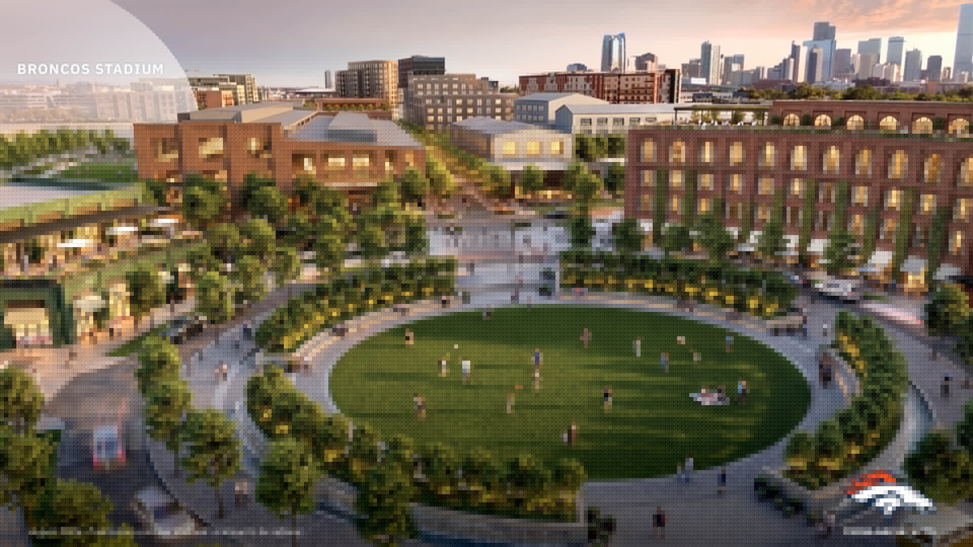 Broncos release renderings of Burnham Yard stadium district