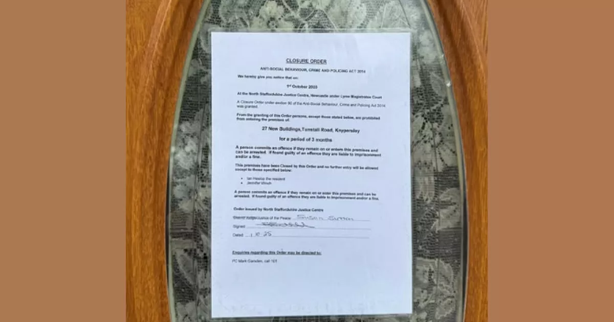 Dad banned by courts from having any visitors at home except daughter