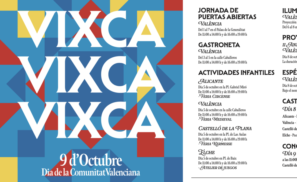 Mazón justifica el ‘vixca’ del cartell del 9 d’Octubre i s’empara en raons històriques