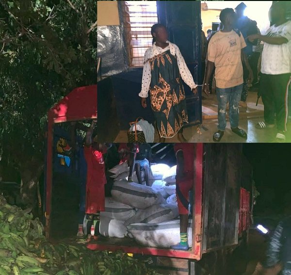 Police bust cocoa smuggling ring, arrest 4 with 118 bags bound for Togo