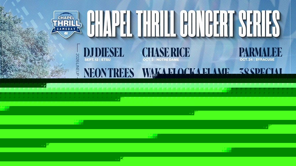 UNC Brings Back Chapel Thrill Pregame Concerts With Shaq, Five Others for 2026 Football Season