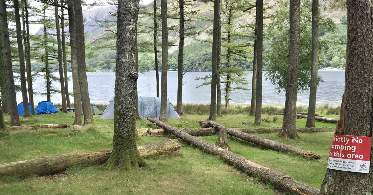 Visitors told to respect Lake District as campers pitch-up beside Buttermere