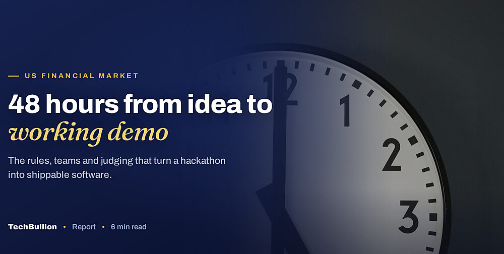 How Innovation Workshops & Hackathons Works: A Guide for the US Financial Market