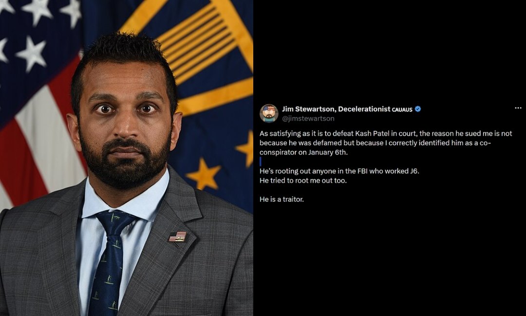 Kash Patel Loses Defamation Suit Against Blogger