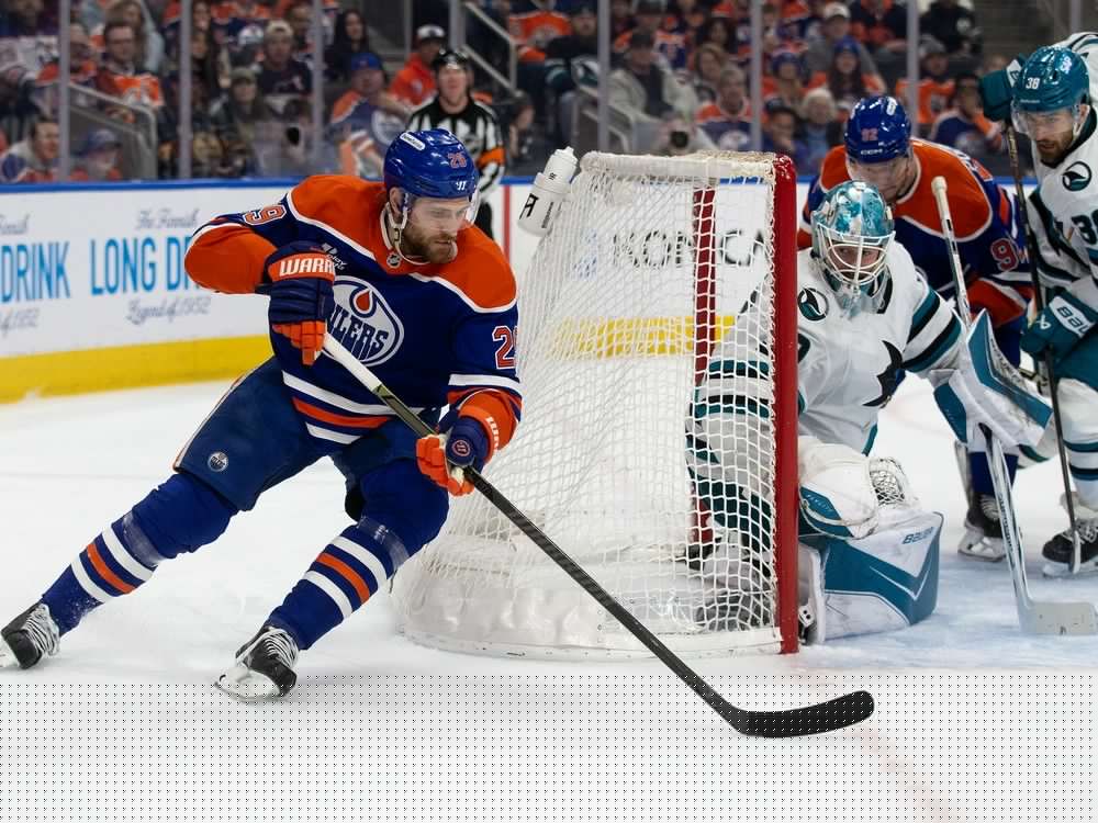 Edmonton Oilers storm back from bleak beginning to harpoon Sharks 4-3 in OT: Cult of Hockey Player Grades