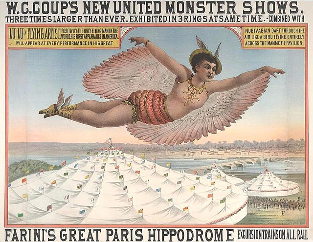 ‘United Monster Show’ visited Mount Vernon in 1879 with Wild Men of Borneo