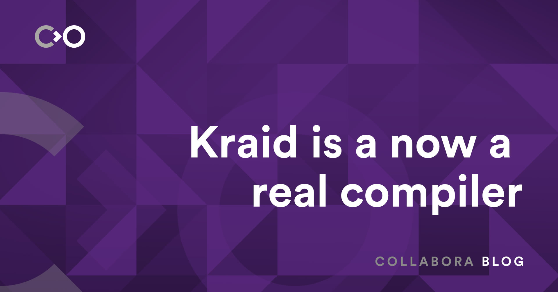 Kraid is a now a real compiler