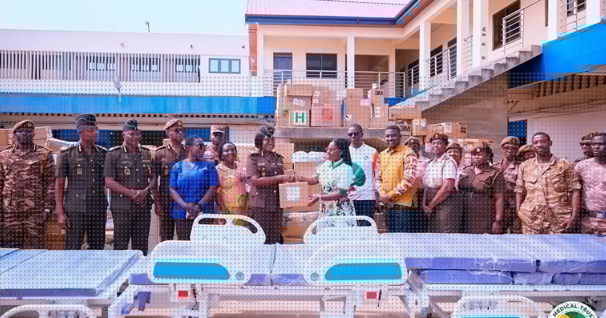 Ghana Medical Trust Fund assists prisoners with life-saving medical equipment and essential healthcare supplies