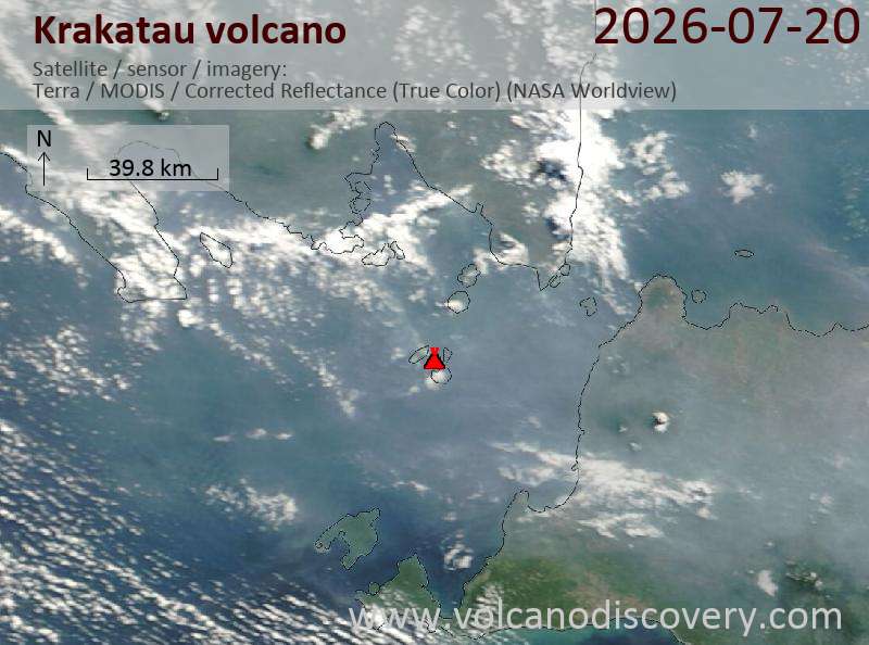 Krakatau Volcano Volcanic Ash Advisory: ERUPTION LAST REPORTED AT 20/2111Z OBS VA DTG: 21/0130Z