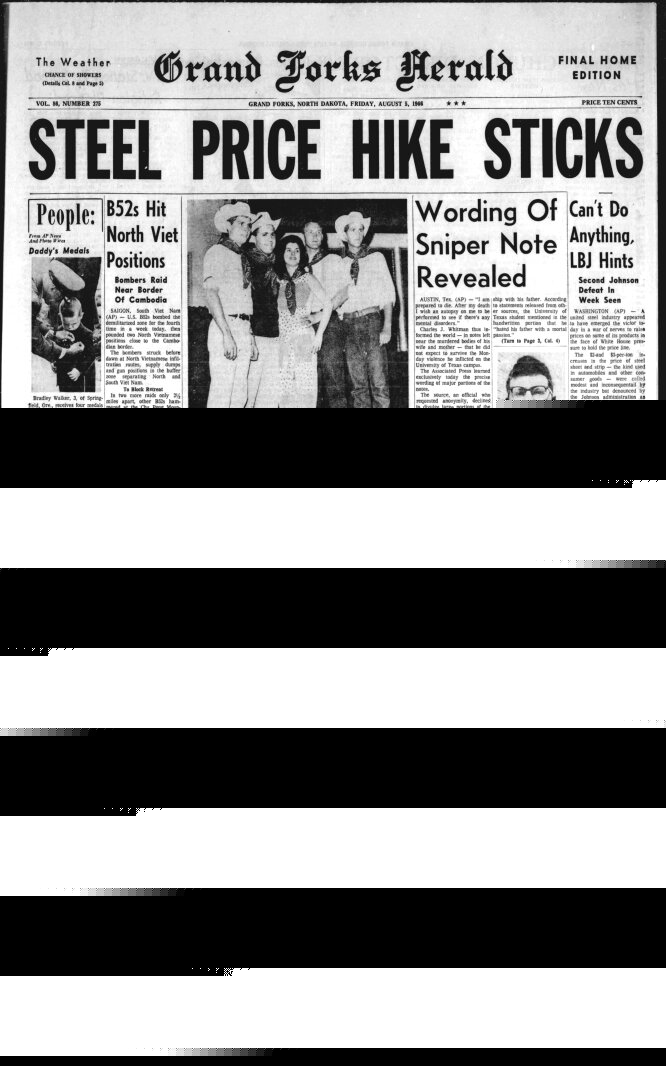 Today in History: August 5, 1966 - LeVander for cooperation with U.S. flood aid work