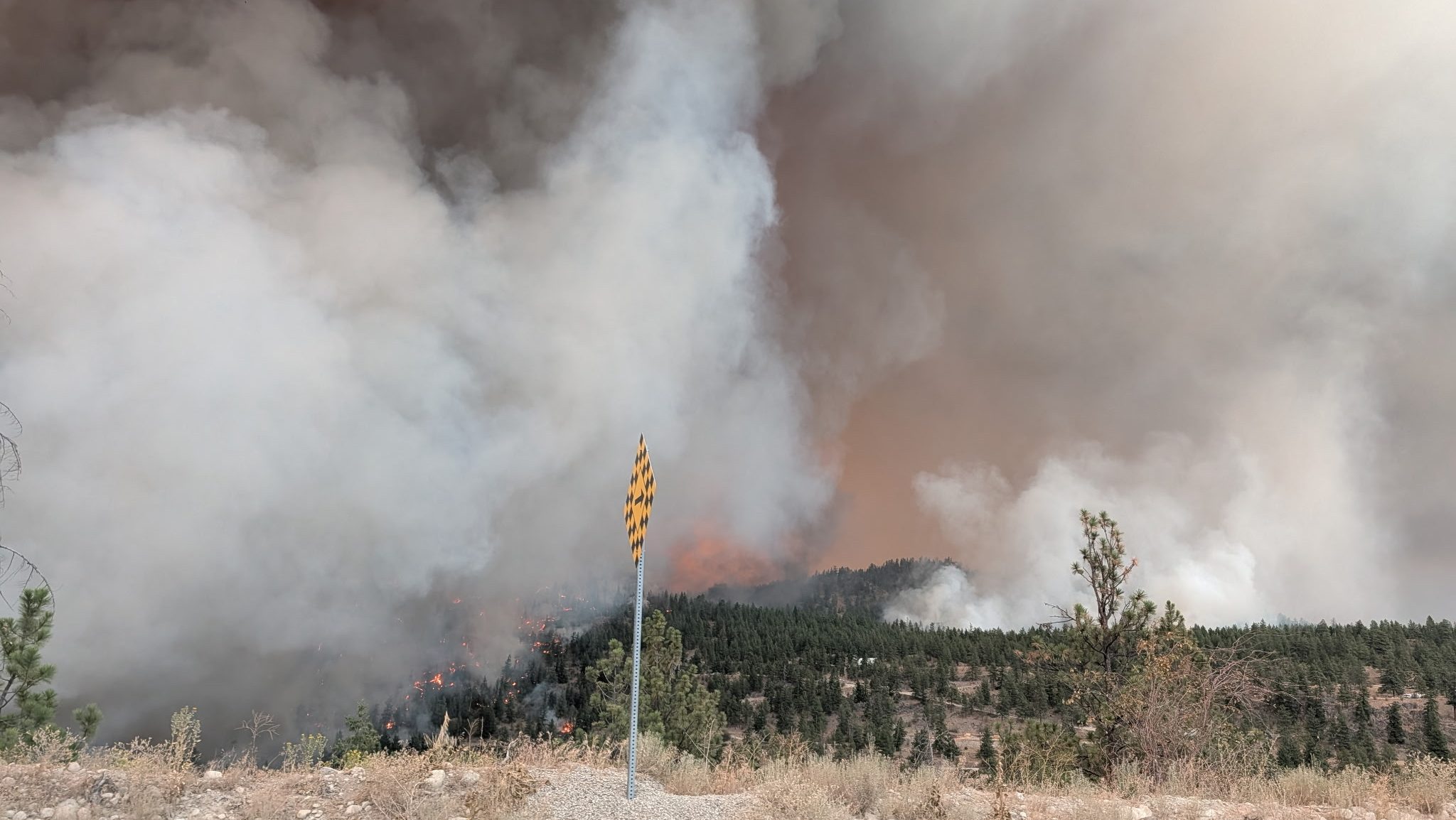 RCMP report possible fatality in massive B.C. wildfire