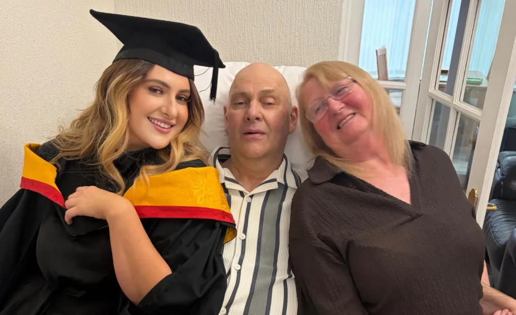 Student nurse fulfils promise to father with ‘at‑home graduation’