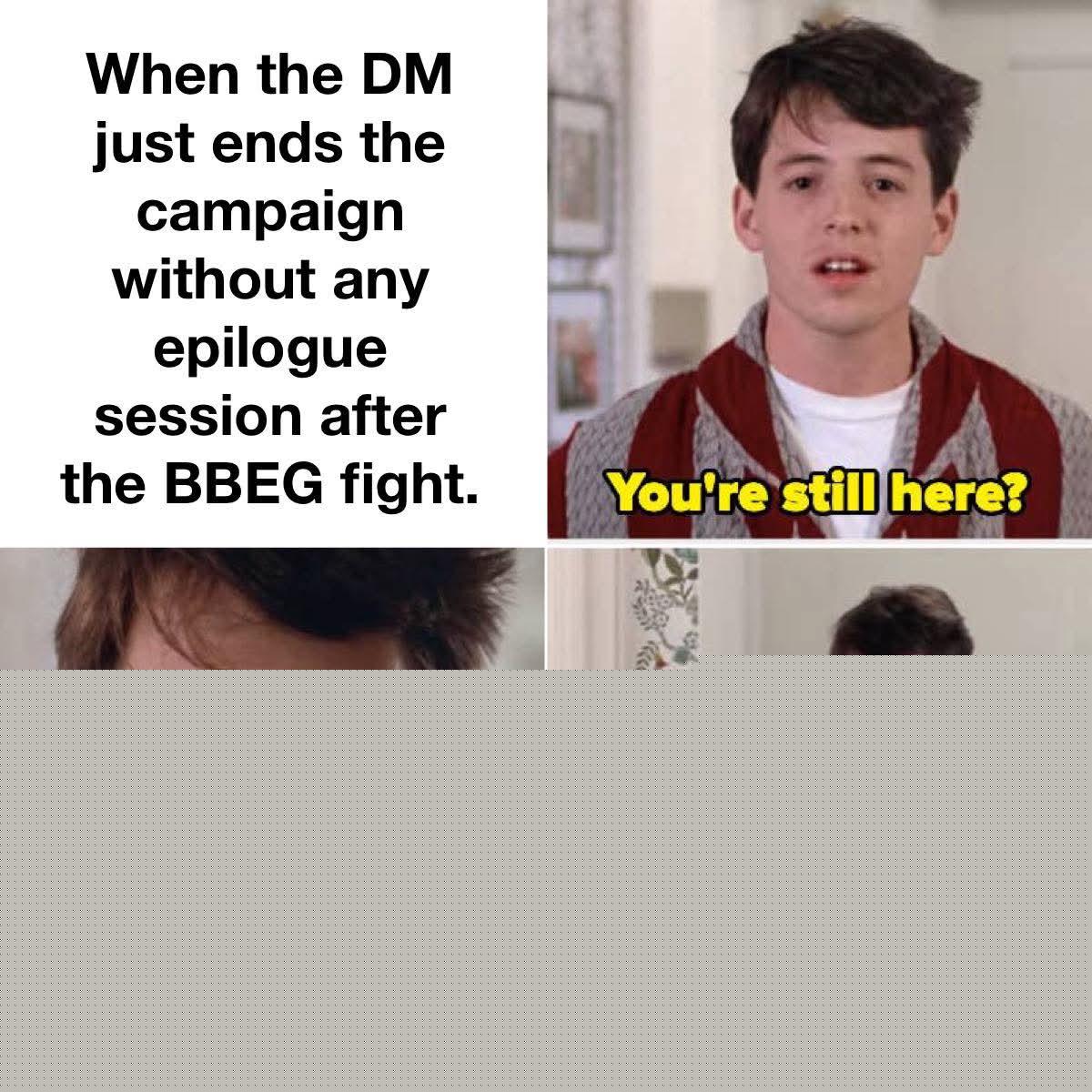 Dungeons and Dragons - Not my meme but the feels are real... | /r/dndmemes