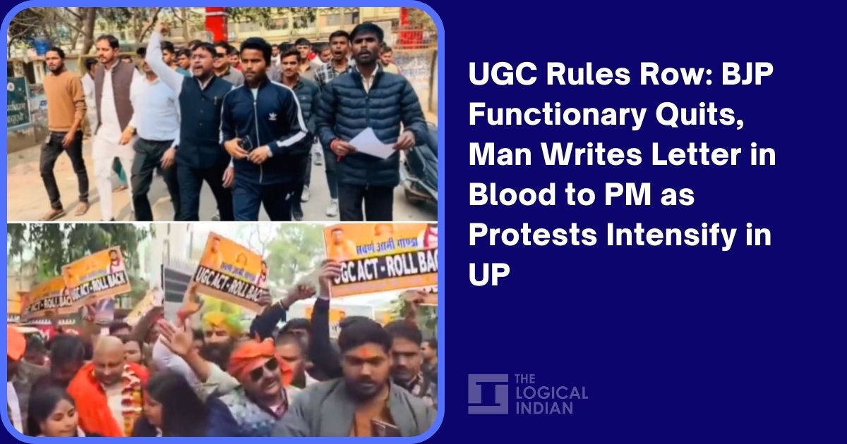 UGC Rules Row: BJP Functionary Quits, Man Writes Letter in Blood to PM as Protests Intensify in UP