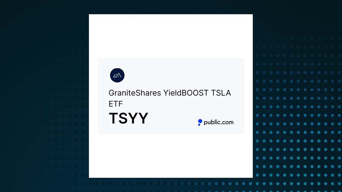 GraniteShares Yieldboost TSLA ETF (NASDAQ:TSYY) Plans Dividend of $0.19