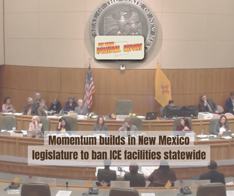 Comment on Momentum builds in New Mexico legislature to ban ICE facilities statewide by ROBERT S. GODSHALL