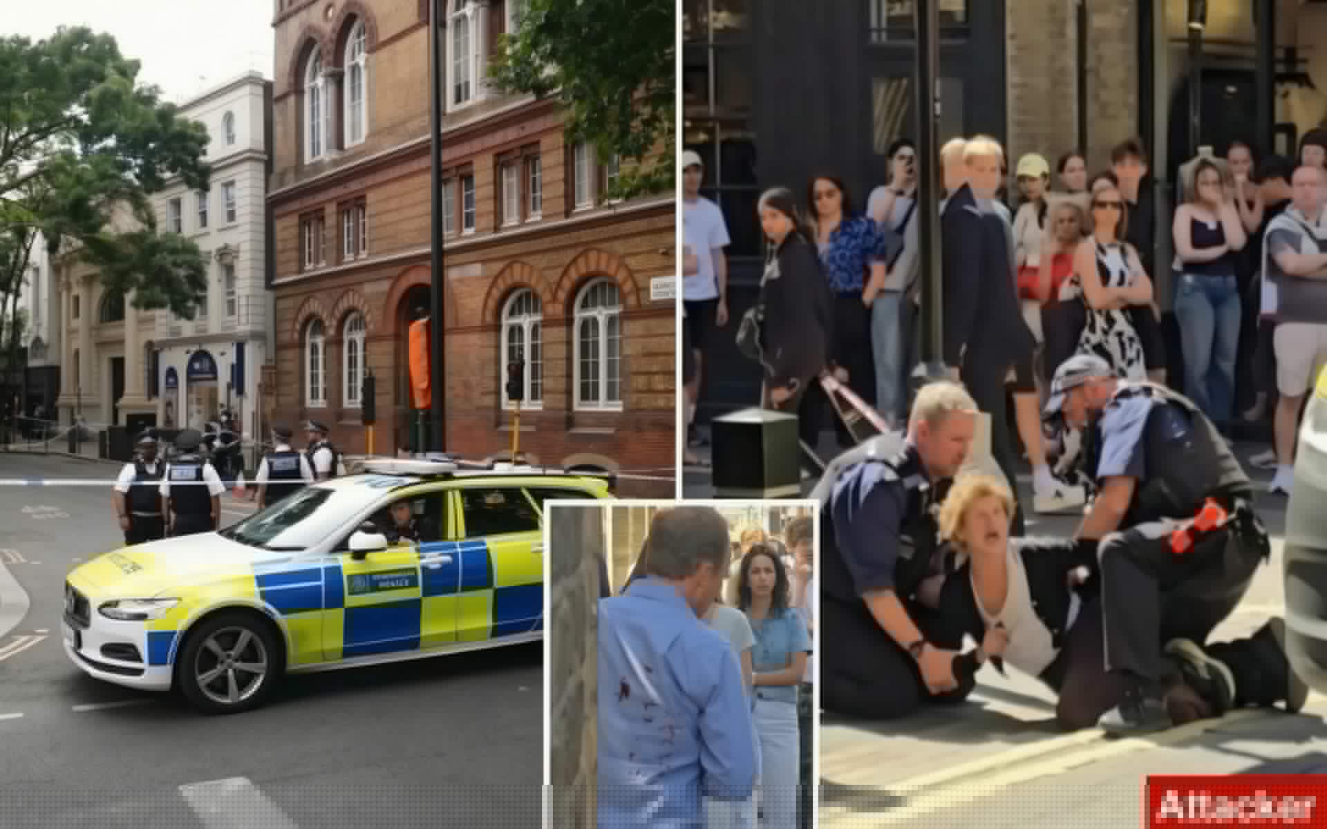 Woman Arrested After Four Men Stabbed at a Packed London Tourist Hotspot [WATCH]