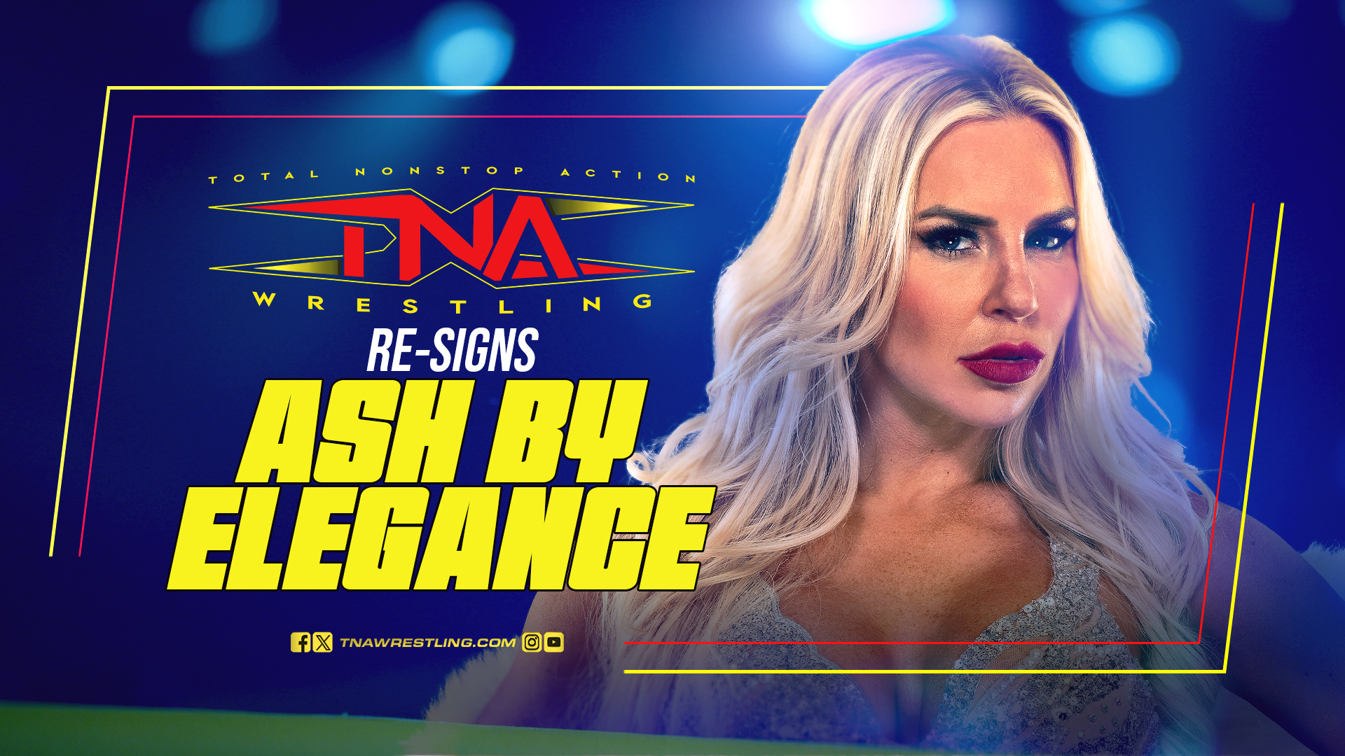 Ash By Elegance Re-Signs With TNA Wrestling