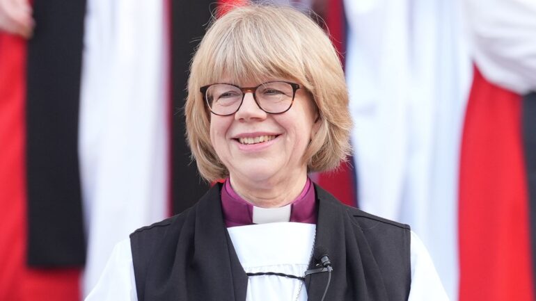 Nurse-turned-cleric Dame Sarah Mullally makes history as first female Archbishop of Canterbury