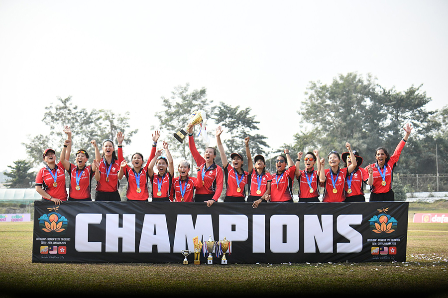 Hong Kong, China crowned Lotus Cup Women’s T20 international Tri-Series champions