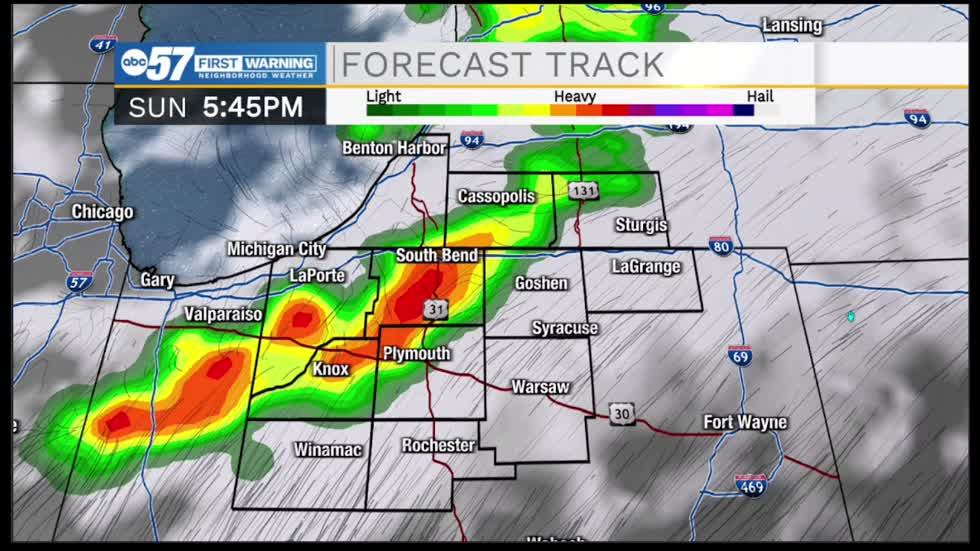 Strong winds and heavy rain likely for Michiana