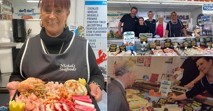 Norfolk seafood stall celebrates 80 years of market trading
