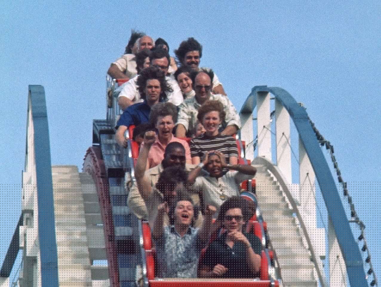 Man Catches Shoe Mid-Air on Roller Coaster!