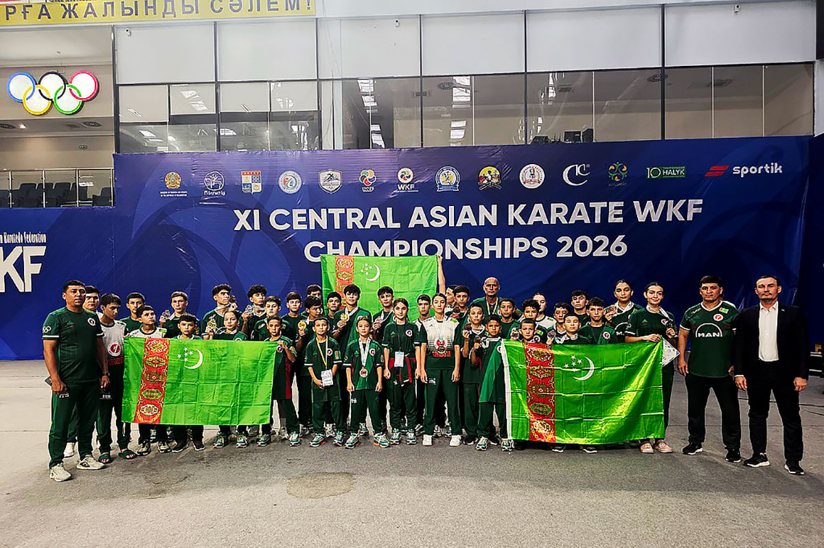 Сборная Туркменистана привезла 21 награду с чемпионата Центральной Азии в Актау