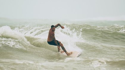 Cyclone surfers: Locals catch waves as tropical cyclone Luana descends on region