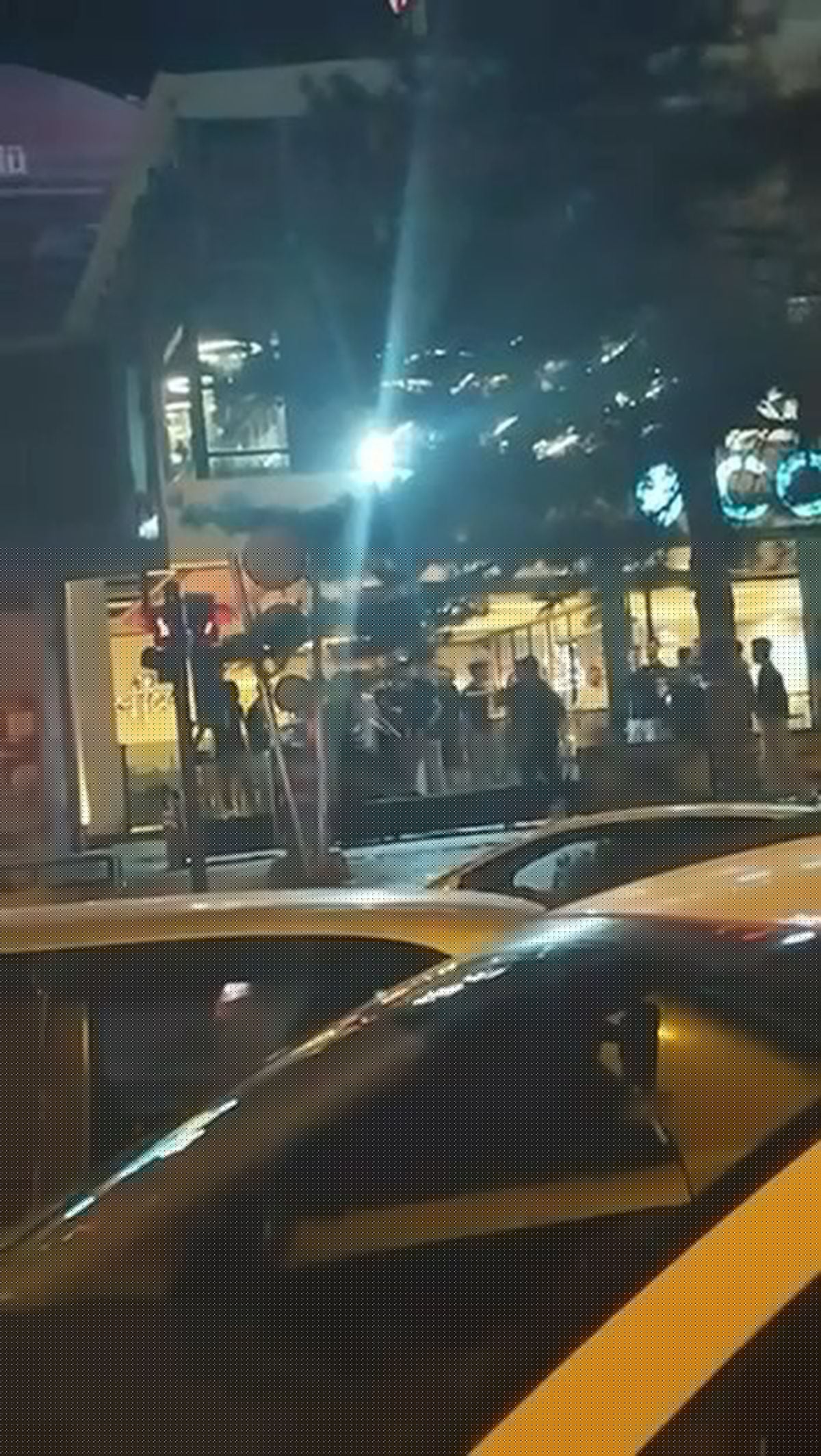 Bursa'da Kafe Önünde Kavgada O Anlar Kamerada