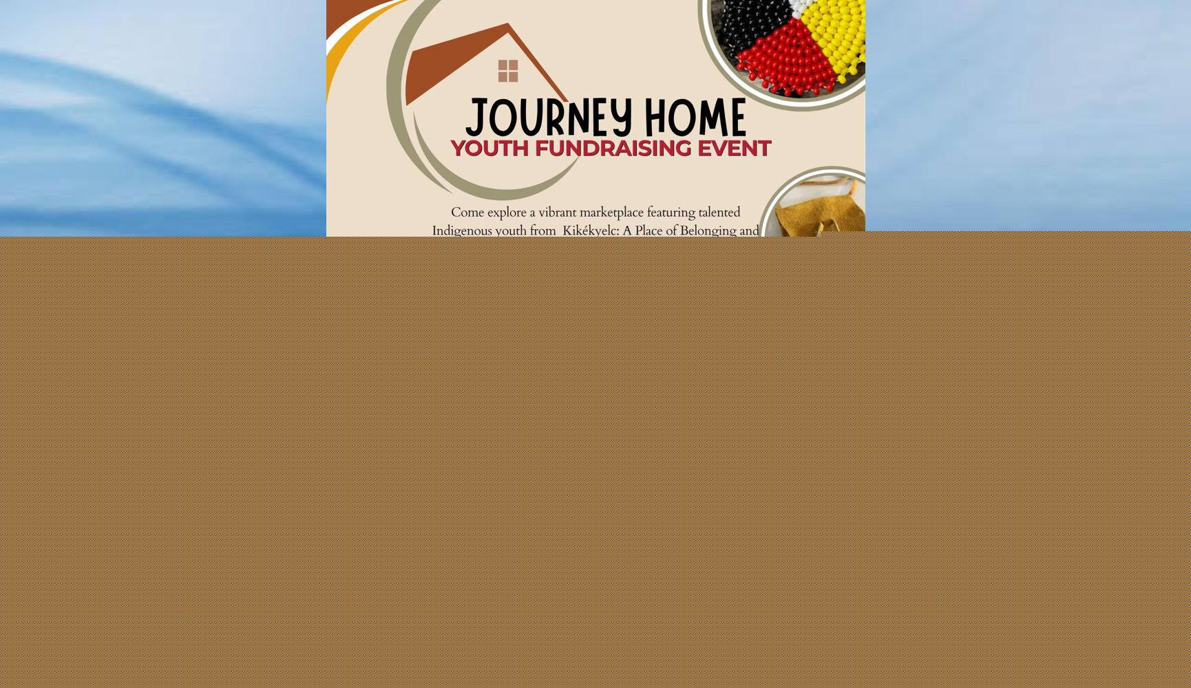 Fundraising market to support home travel opportunities for Indigenous youth (Kamloops)