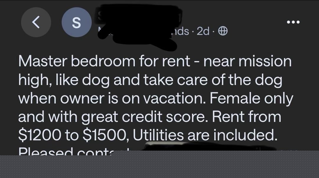 /r/ChoosingBeggars / Choosing Beggars - Live-in dog sitter