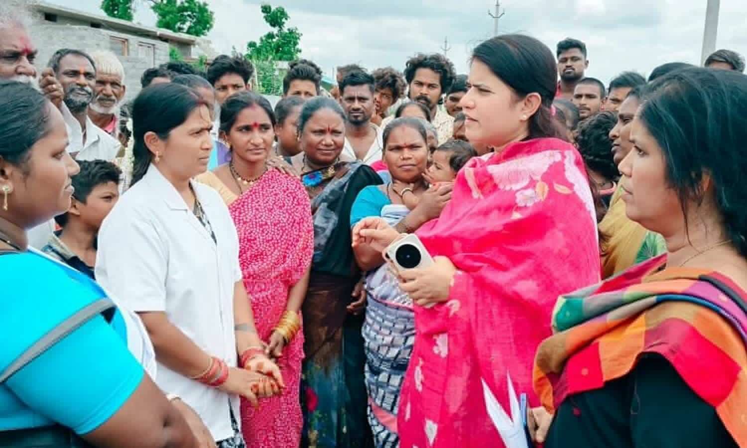 Collector orders immediate Anganwadi centre for Budaga Jangala colony