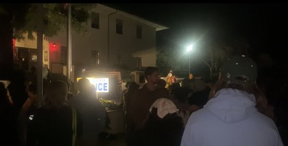 Rally and March follow ICE activity on Santa Barbara’s Eastside