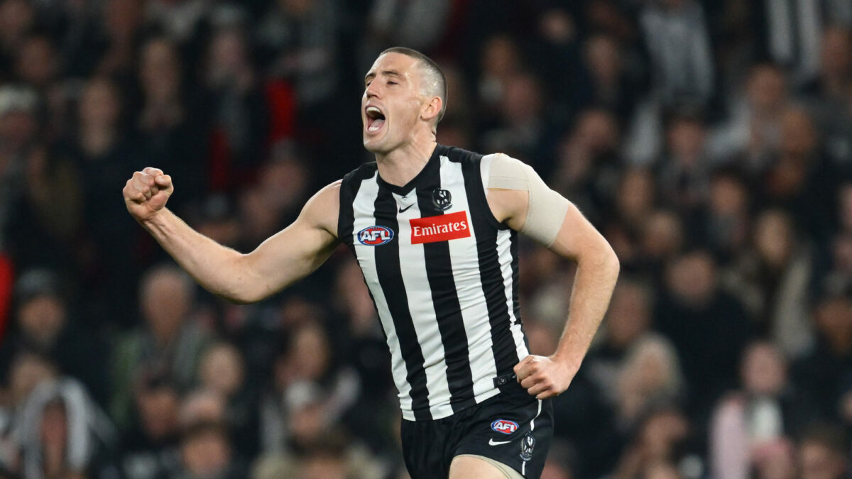 Pies shock as ruckman pips Nick Daicos for B&F … after McRae’s cheeky ’16-disposal games’ Brownlow dig