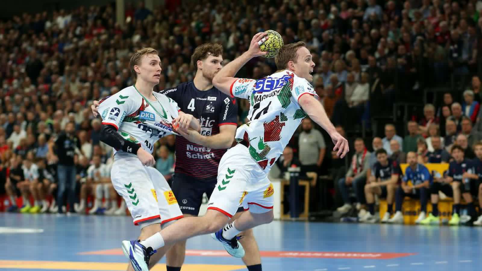 Ómar Ingi frá­bær með Magdeburg í naumum sigri