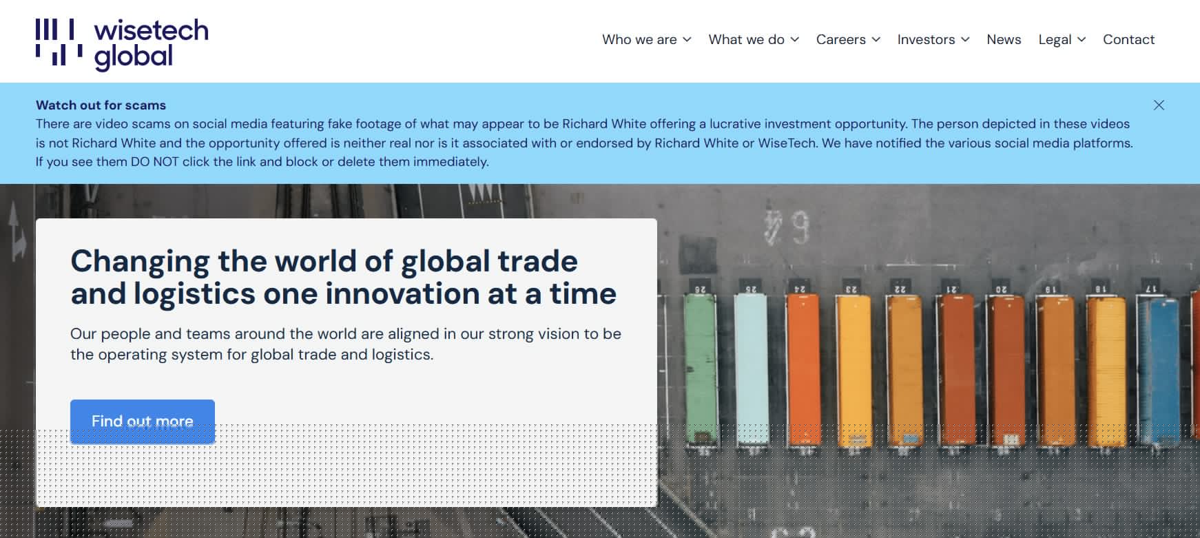 WiseTech Global Shares Jump Nearly 7% as Stock Continues Long Rebound From Scandal-Driven Lows This Year