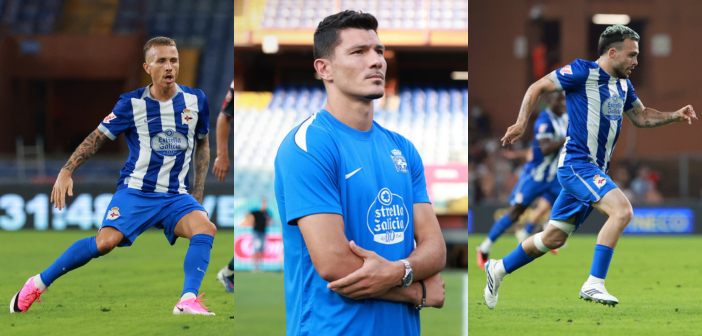 Angeliño, Loureiro y Mella, los tres retornos del Luigi Ferraris