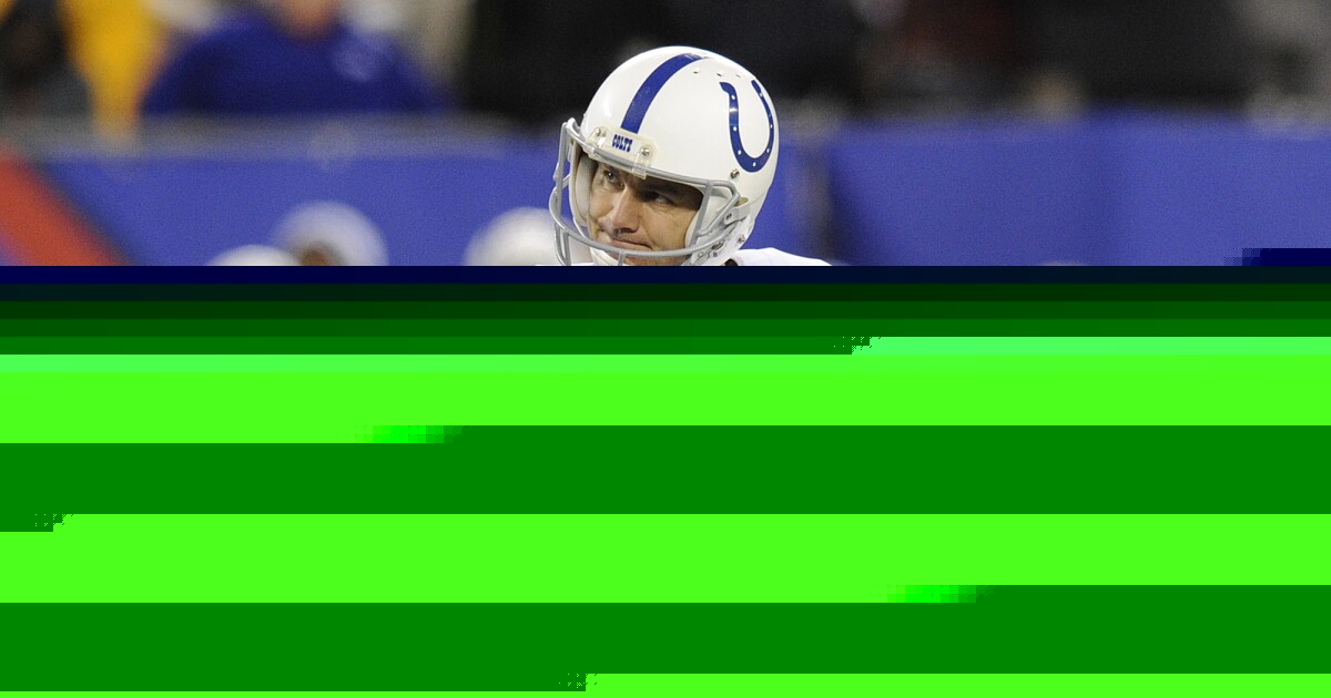 Colts kicker Blake Grupe reflects on Adam Vinatieri's impact