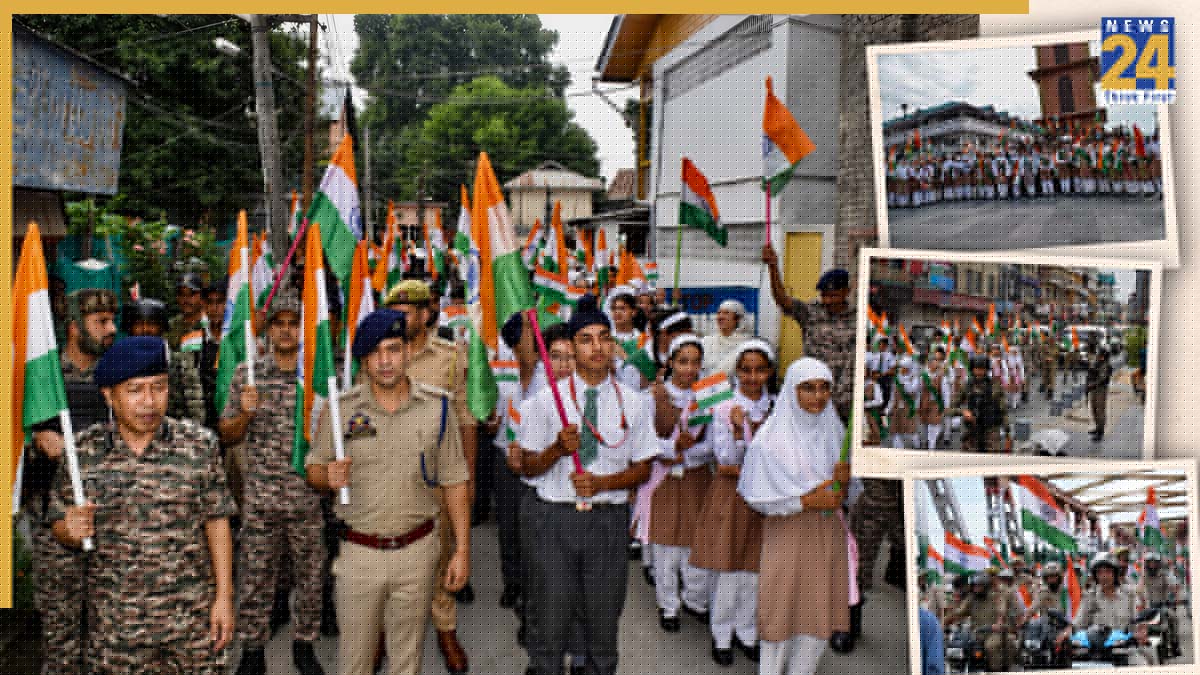 ‘Har Ghar Tiranga’: Kashmir draped in national colours as Tiranga rallies held across Valley ahead of Independence Day