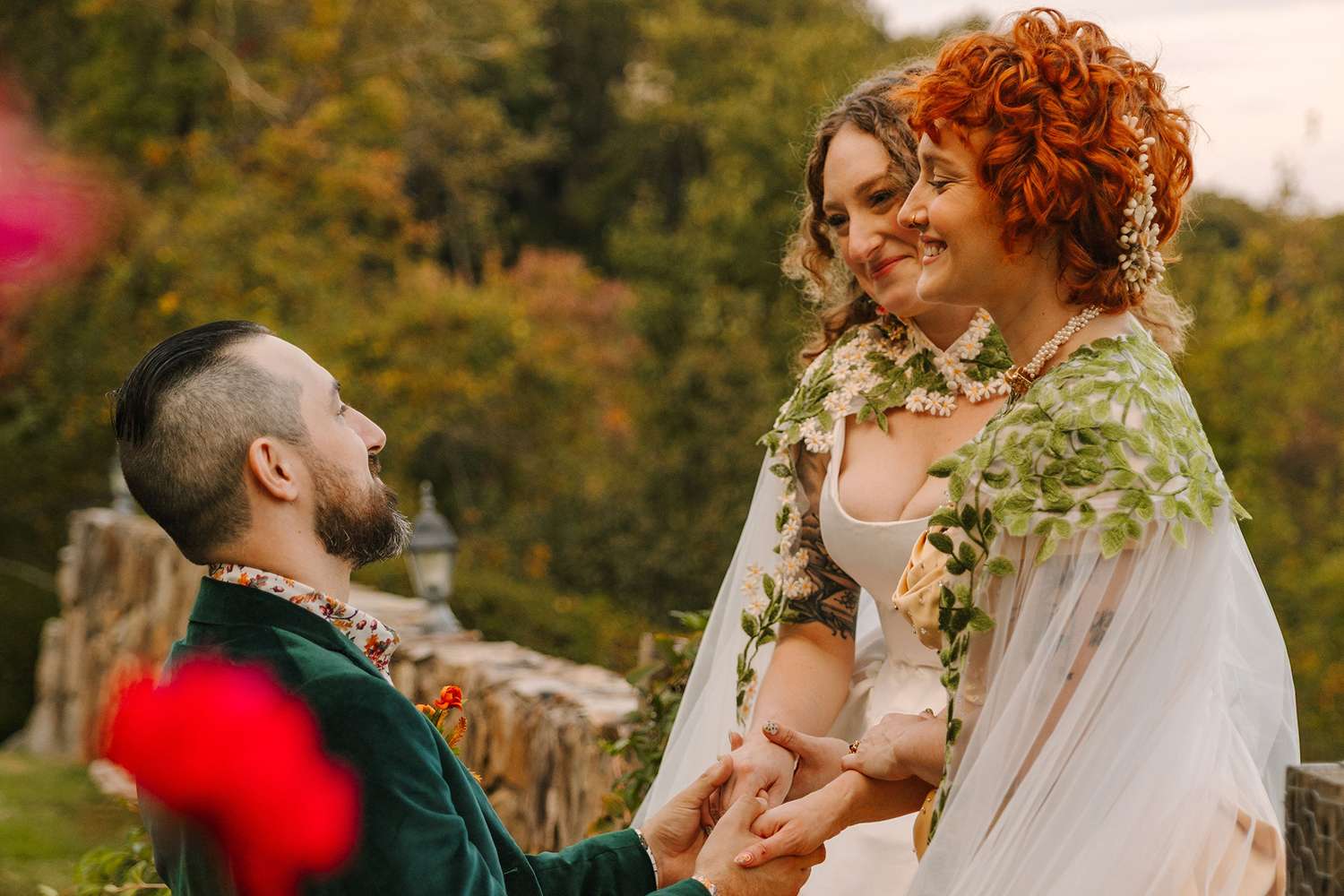 Member of Throuple Reveals Which Traditions They Ditched for Their Unconventional Wedding (Exclusive)