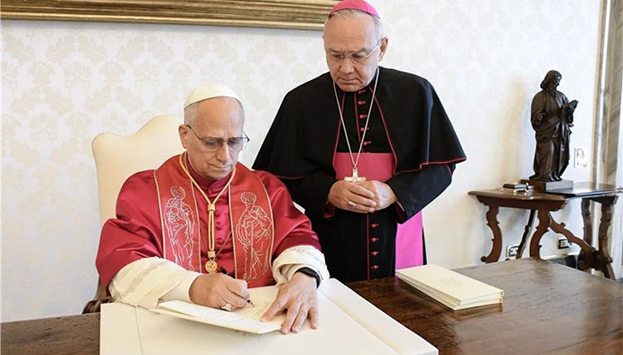 Pope Leo XIV signs first apostolic exhortation, ‘Dilexi te’